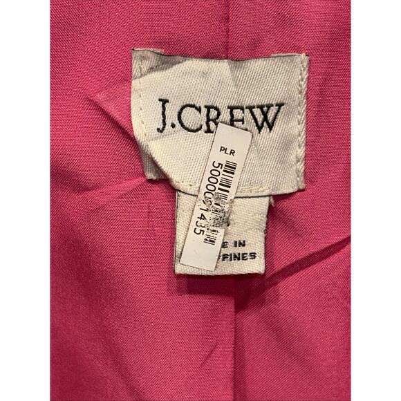 J. CREW RE-IMAGINED COLLECTION Blazer Linen Blend 1 Button Women’s 8 Pink - Picture 6 of 16